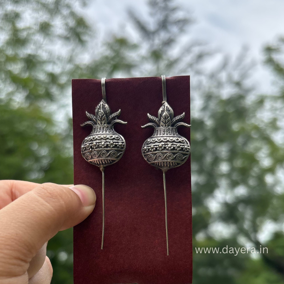 Kalash Ear Cuffs – Premium German Silver Ear Cuffs by DAYERA | Our Bestseller