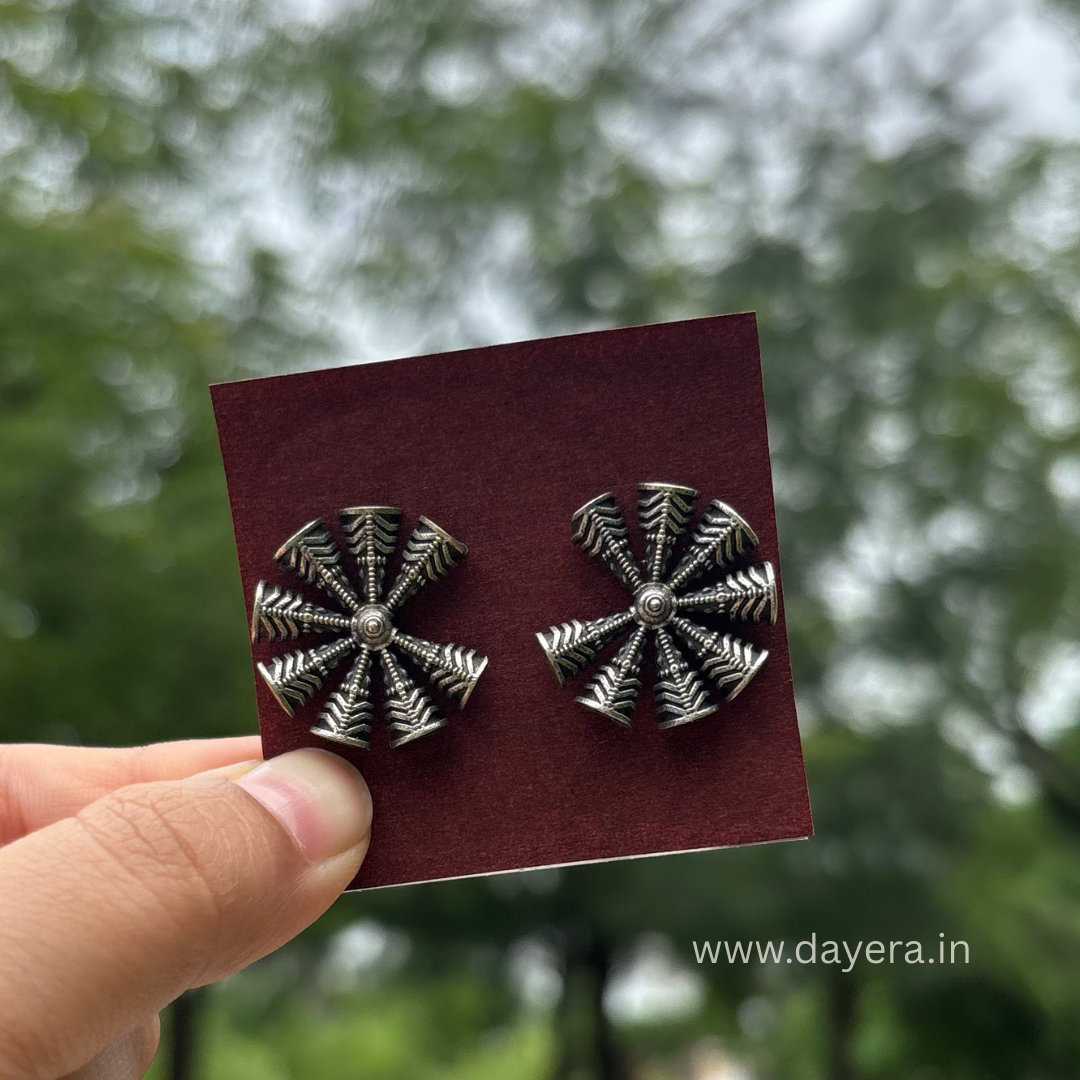 Van Vritta – Premium German Silver Handcrafted Studs by DAYERA
