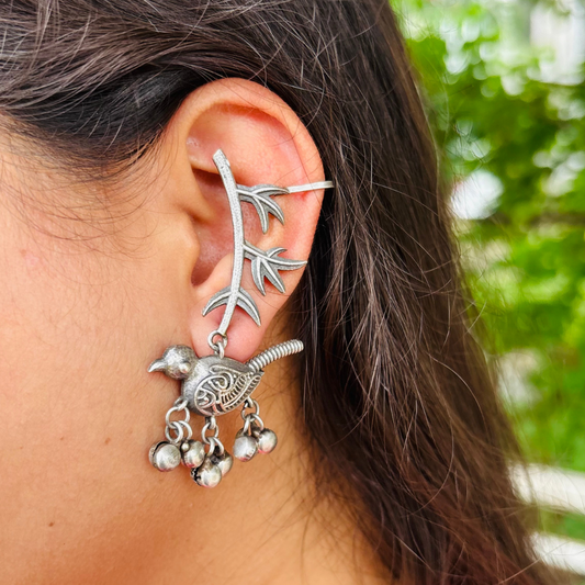 Elvara Earcuffs – Handcrafted German Silver Statement Earcuffs by DAYERA | Our Bestseller