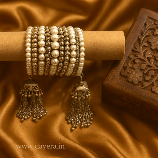 Taarini Spiral Bangles – Handcrafted Premium Silver Oxidized Jewelry by DAYERA