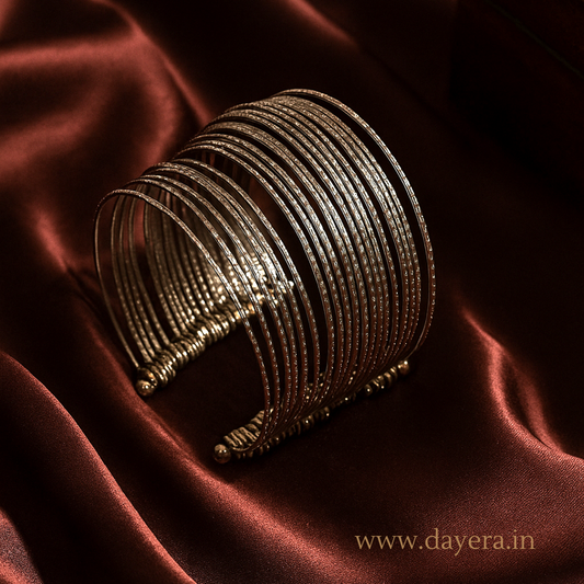 Vyara Bracelet – Handcrafted Premium Silver Oxidized Jewelry by DAYERA