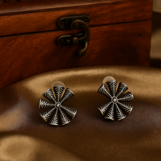 Van Vritta – Premium German Silver Handcrafted Studs by DAYERA